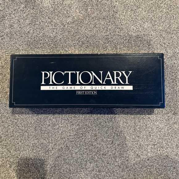 1985-First Edition- Pictionary Board Game - Picture 2 of 2